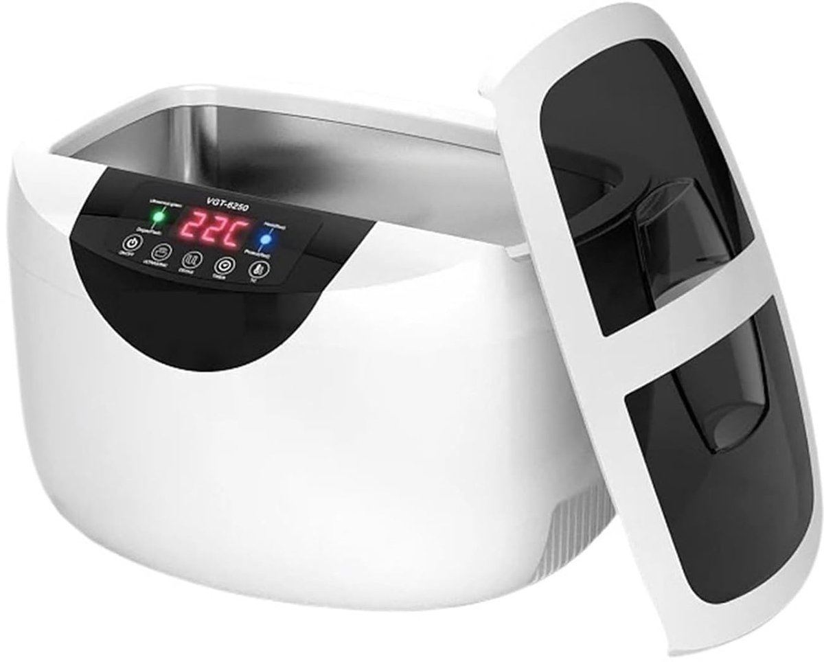 Digitale Ultrasoon Reiniger - Ultrasone Bad - Snel Reinigen - Roestvrij Staal Bad - 2500ML - Zilver