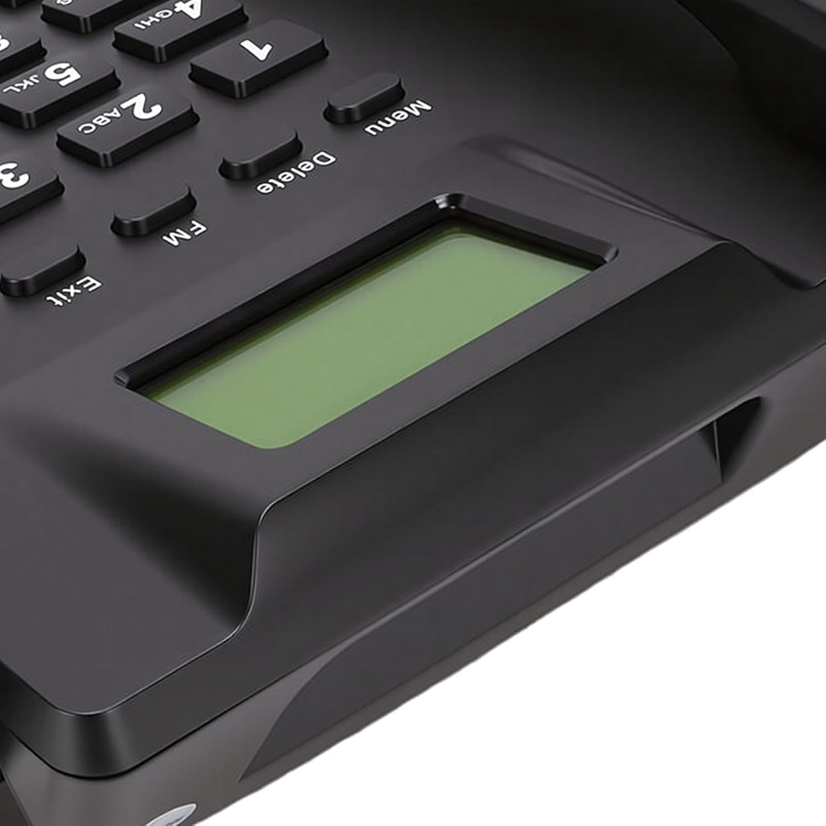Draadloze Vaste Telefoon - GSM Desktop - Thuisgebruik Kantoor - Dubbele Simkaart - 2.4 Inch Display - Zwart