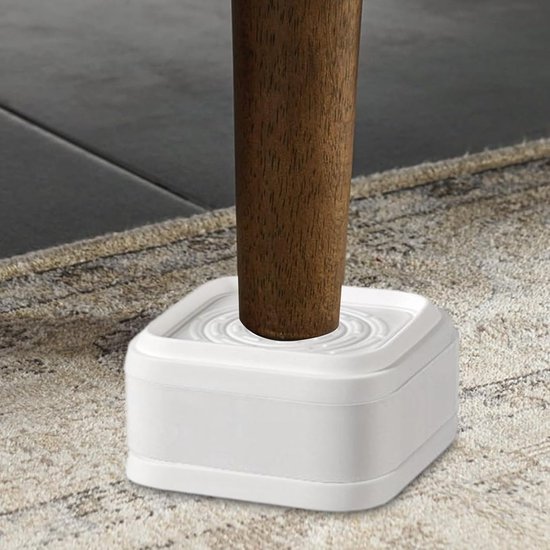 Sofa Verhogers - Meubelverhogers Bank - Meubels Verhogen - Stapelbaar Antislip - 4 Stuks - Zwart — afbeelding 3