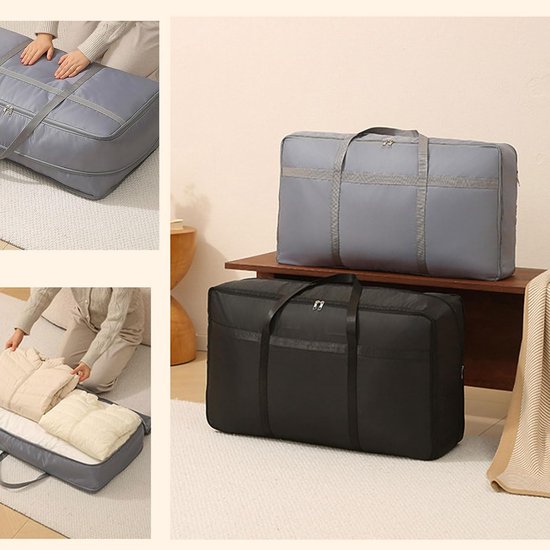 Vacuüm Opbergtas - Kleding Opberger Dekbed Tas - Ruimte Besparen - Comprimeert 80% - 70 x 15 x 40 cm — afbeelding 4