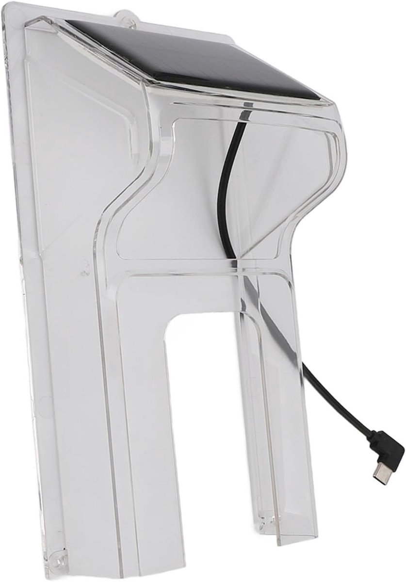 Deurbelafdekking - Regenhoes - Bescherming Buiten - Zonne-energie Opladend - 315 Inch Breed - Transparant