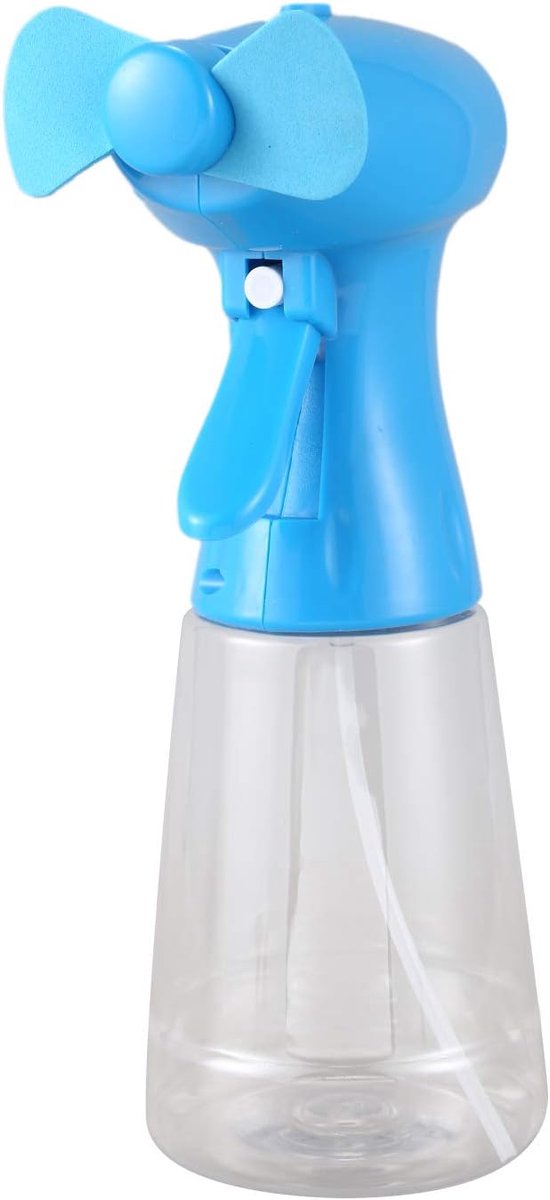 Ventilator met Vernevelaar - Handventilator Water - Persoonlijke Koeling - IJsblokjes Mogelijk - 300ml Tank - Wit
