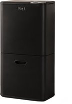 Afvalcontainer Bayt - 2 compartiments - noir