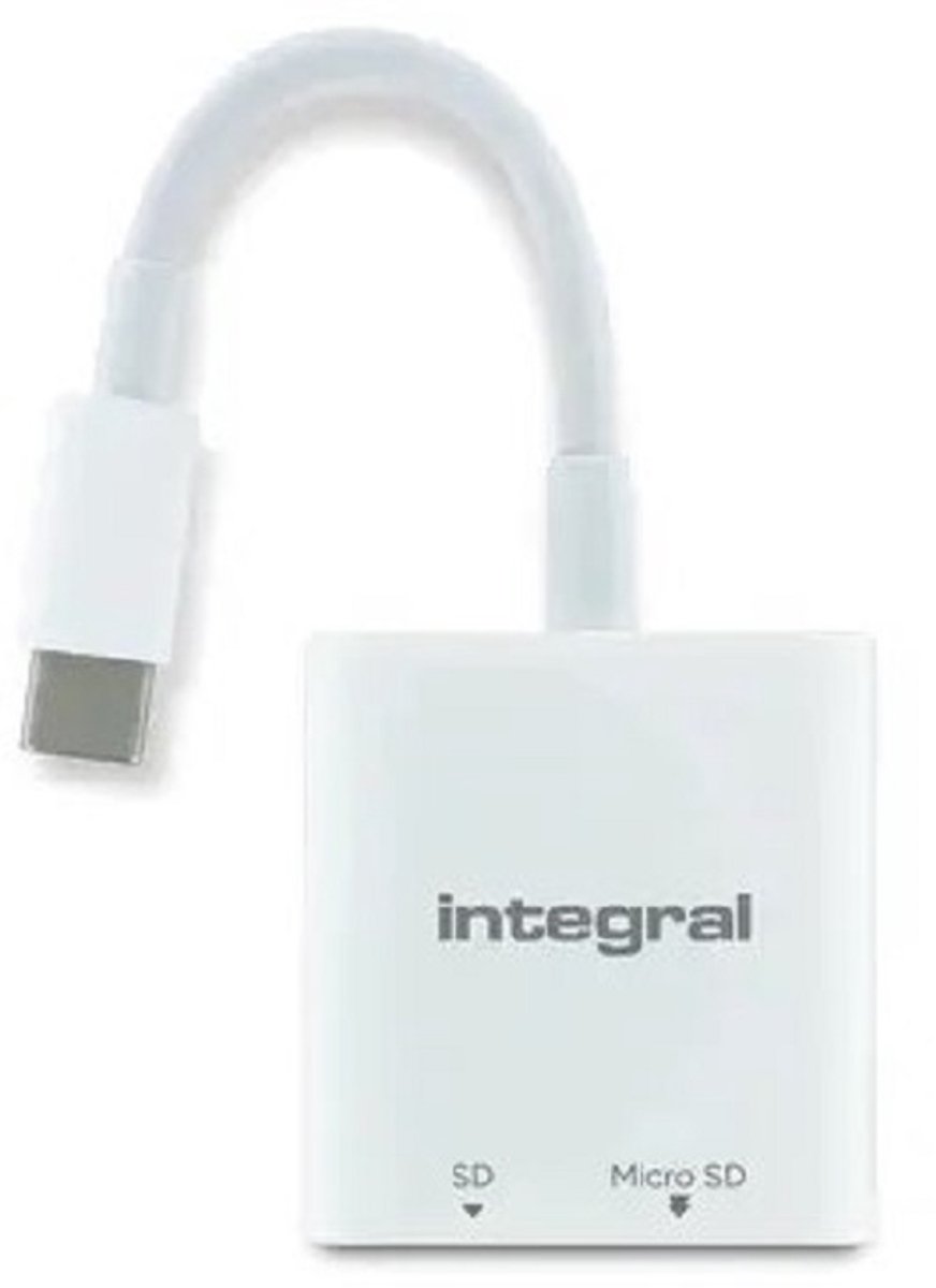 Integral | Kaartlezer | MicroSD | SD | USB-C