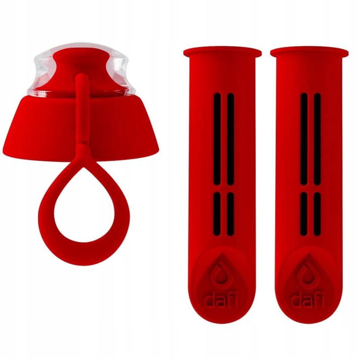 Dafi Wkład Serie - Waterfilter - Rood - 2 Stuks - Met Dekklepje