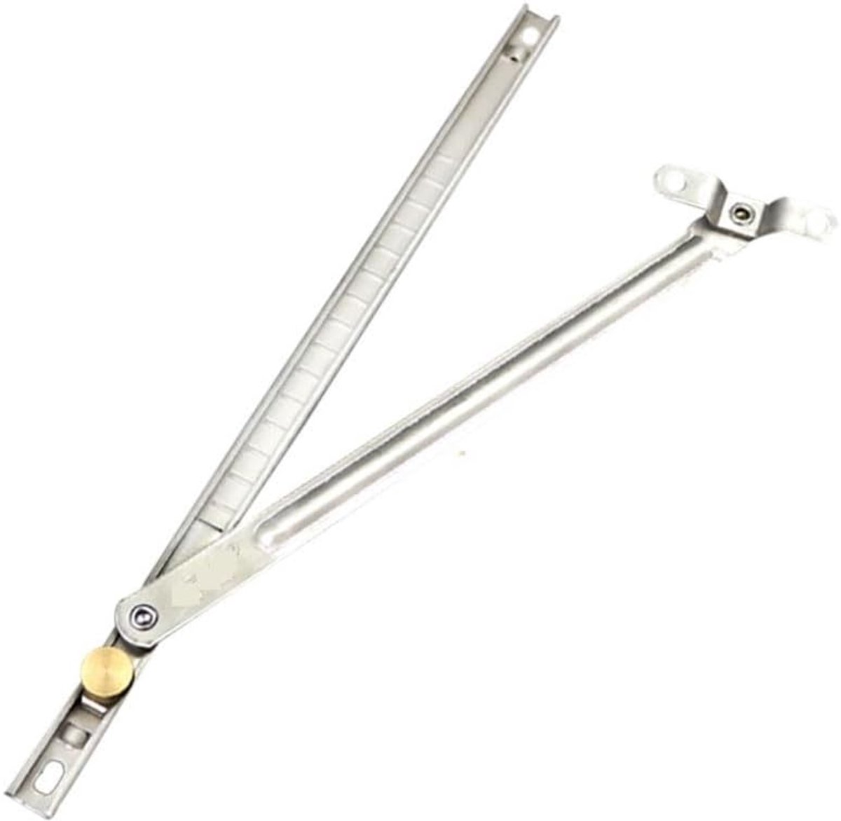 Deurstopper Vleugelraam - Raamsluiting Winddicht - Veilig Ramen Gebruiken - Geen Boren Nodig - 1 x 1 x 1 cm