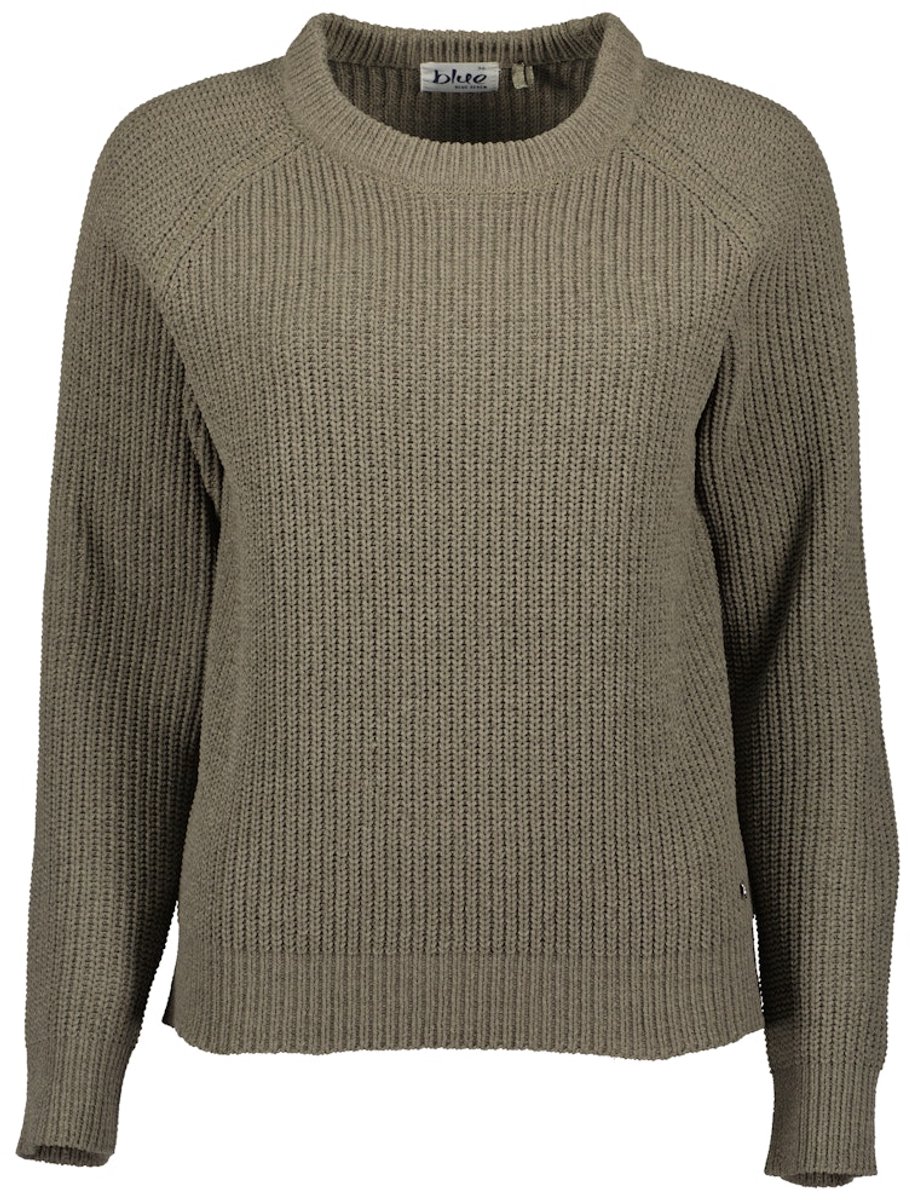 Blue Seven - dames - Trui 248143 groen gebreid Blue Seven - maat 44