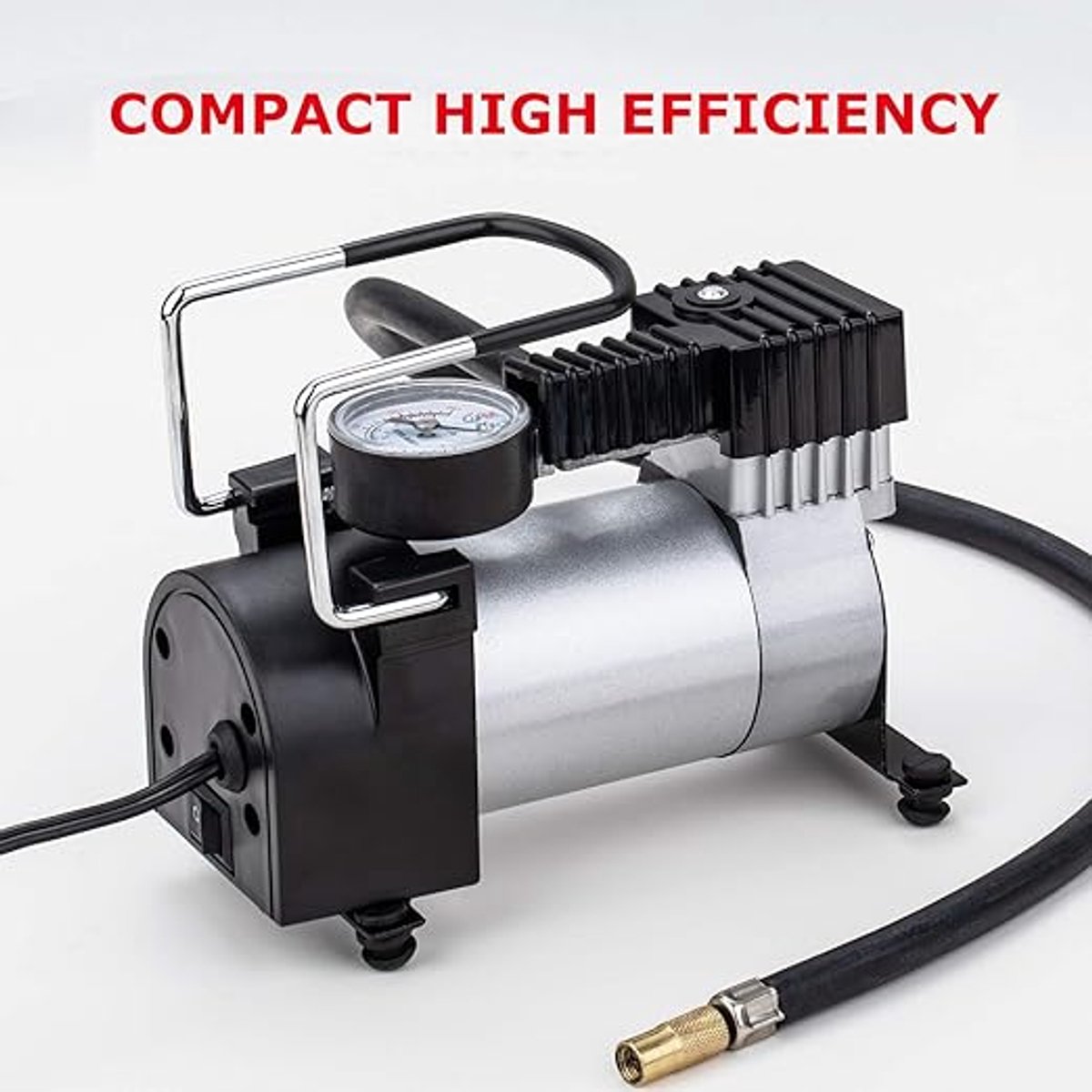 12V Bandenpomp Auto - Draagbare Luchtcompressor thumbnail 6