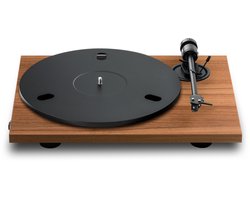 Pro-Ject E1.2 Phono Pick it MM E Platenspeler - Ingebouwde Voorversterker – Handgemaakt – Plug & Play – Walnoot