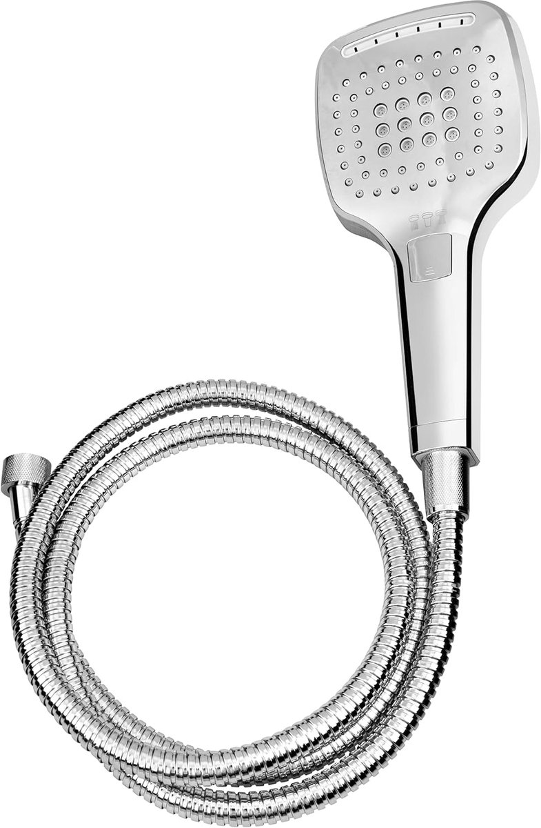 Doucheset Handdouche - Douchekop Slang - Ontspannen Douchen - Waterbesparend 50% - 120 x 1