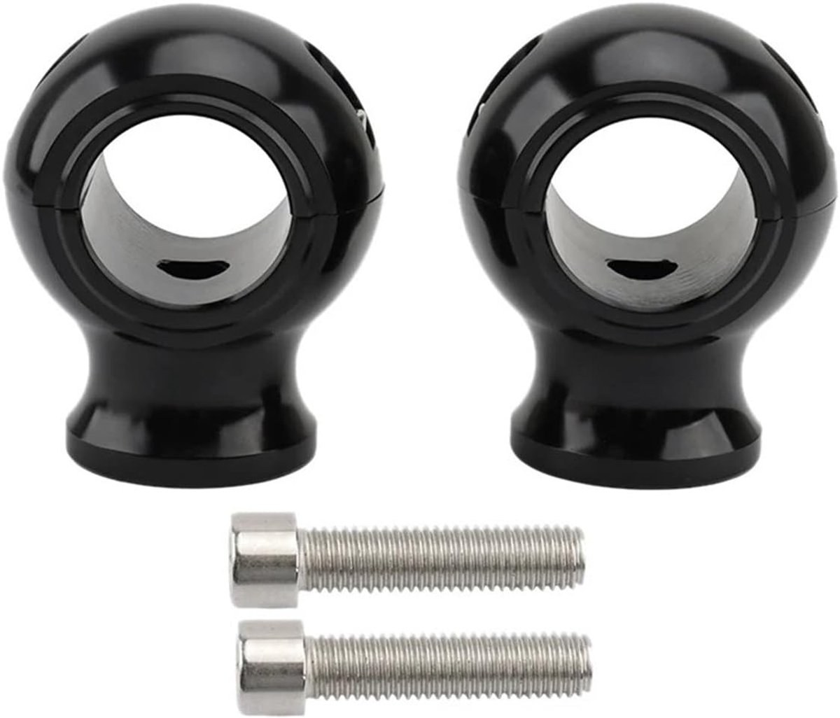 Motorfiets Stuurverhoger - Stuur Riser Kit - Comfortabele Rit - CNC Aluminium - 1.5 Inch Verhoging - Zwart