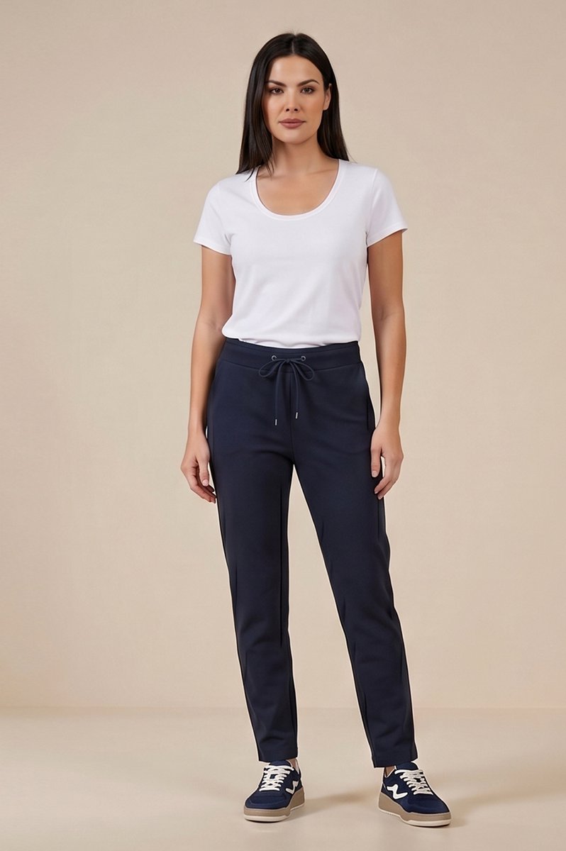Mila Sarvé - Nancy - Broek -Marine - Maat 38
