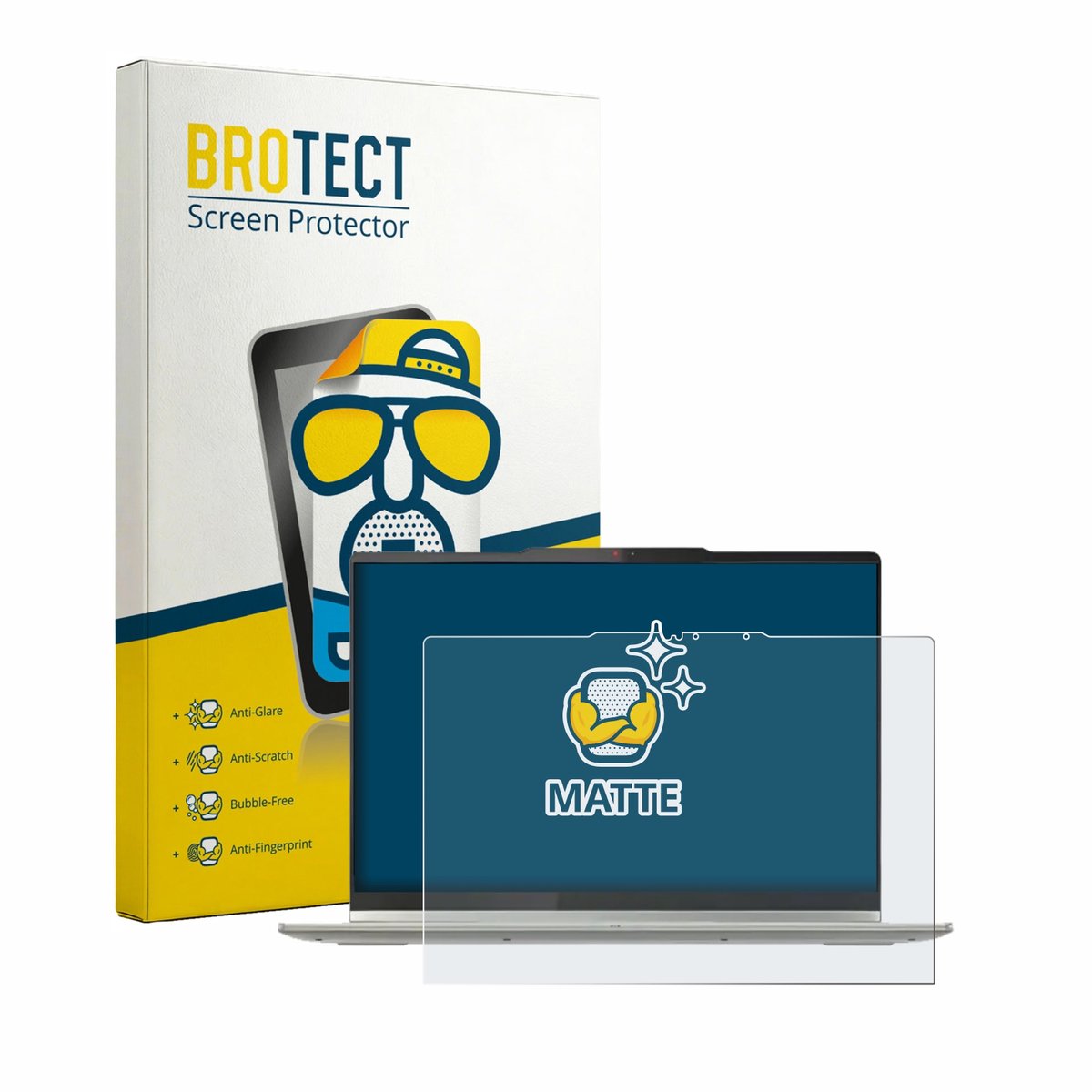 BROTECT - Screenprotector voor Lenovo Yoga 7a 2-in-1 Gen 11 14" - Folie Beschermfolie matte