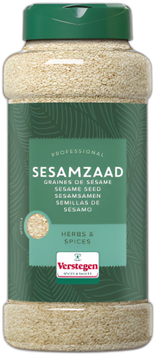 Verstegen - Sesamzaad heel - Strooibus large - Kruiden & specerijen - 560g