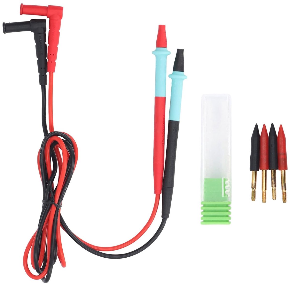 Multimeter Meetsnoerenset - Meetkabels Sondes - Elektrische Metingen - Hoge Prestatie Tests - 1 Meter Kabellengte - Zwart