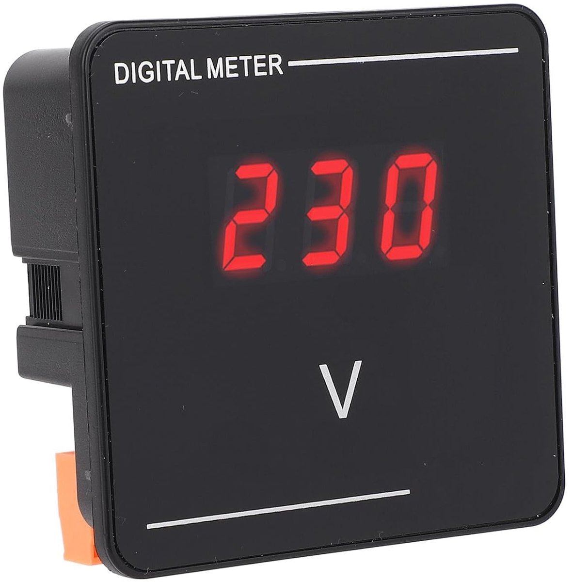 Spanningsmeter - Voltmeter Meter - Paneel Monteren - Rood LED Display - AC 50-500V - Rood