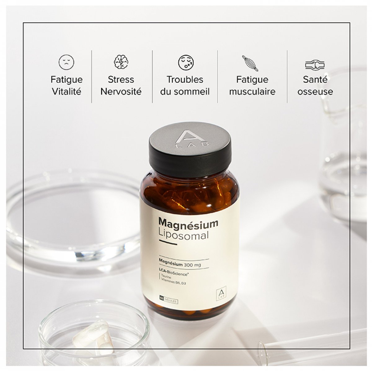 A-Lab Liposomaal Magnesium 63 Capsules