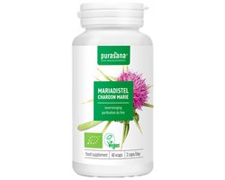 Purasana mariadistel extract 60 mg biologisch