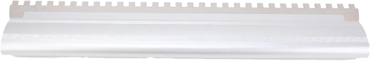 Pleisterspaan Vierkante Inkeping - Tegelspaan Lijmkam - Grootschalig Pleisterwerk - Zelfnivellerend - 16 inch - Zilver