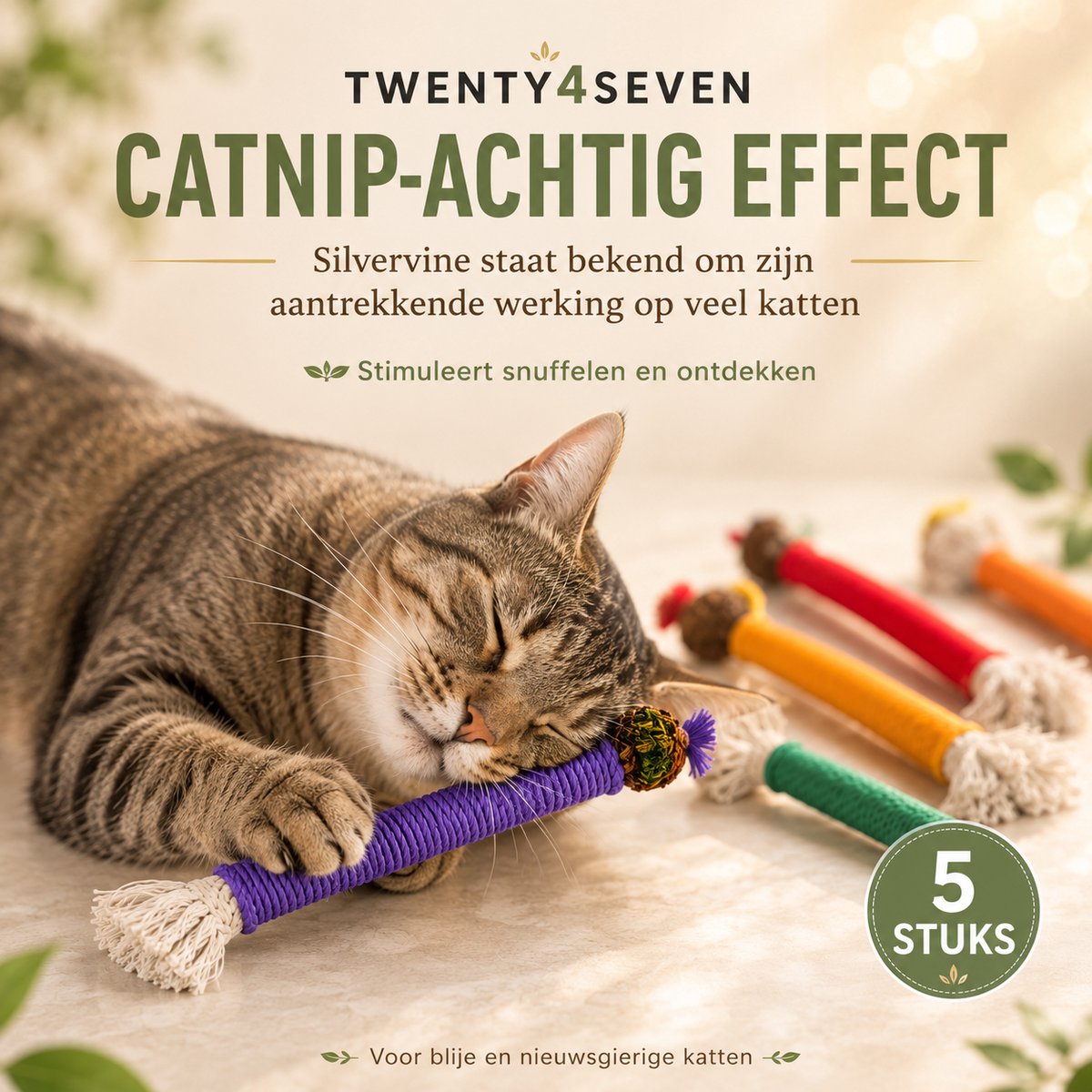 BronStore Twenty4seven Kauwstokjes voor Katten 5 Stuks thumbnail 6