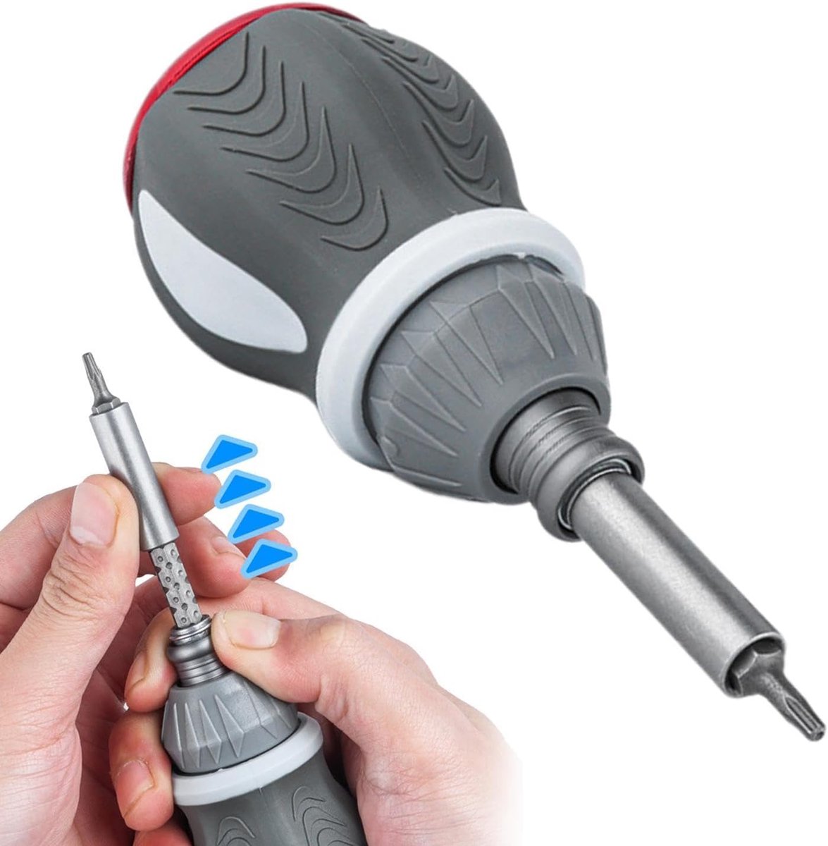 Magnetische Ratelschroevendraaierset - Precisie Schroevendraaier Set - Doe-het-zelf Reparatie - Intrekbare Kop - 9-In-1 - Niet gespecificeerd