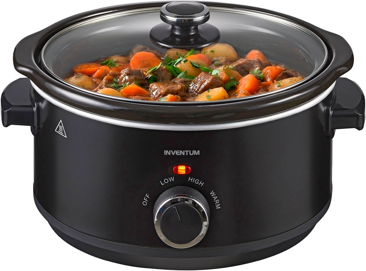 Inventum SC350B Slowcooker 3,5 L met Warmhoudfunctie - Inventum Huishoudelijke Apparaten - €49,99