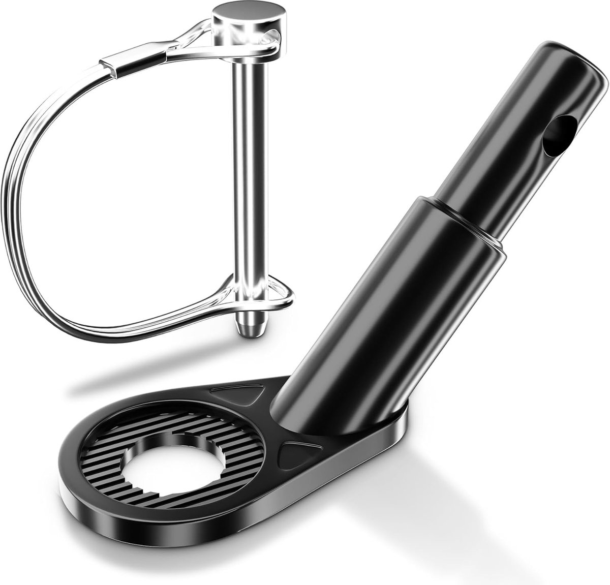 SnelShoppen - Fietsaanhangwagen Bevestiging, Hond Aanhanger Adapter voor Fiets, Stevige Stalen Fiets Trailer Koppeling voor Kinderen en Huisdieren