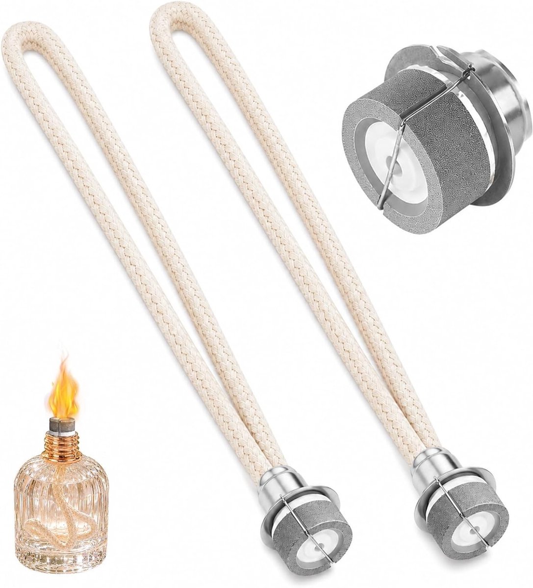 Geurlampen lont vervanging voor aromatherapie, luchtverfrisser en diffuser, 2 stuks voor optimale geurverspreiding