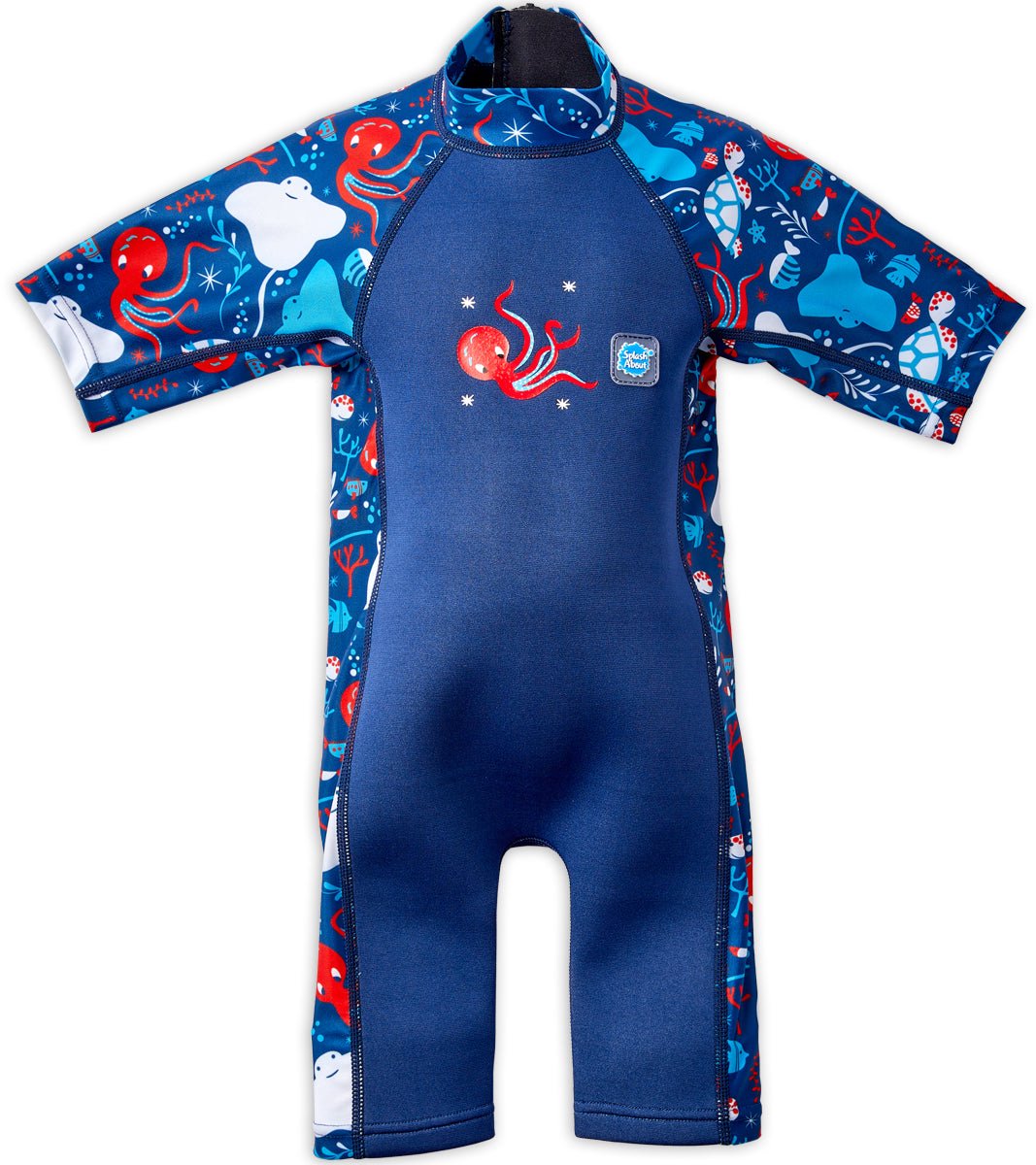 Splash About UV Sun & Sea Hybride Wetsuit voor Zwembad en Strand, Under the Sea, 4-6 jaar– UV-bescherming