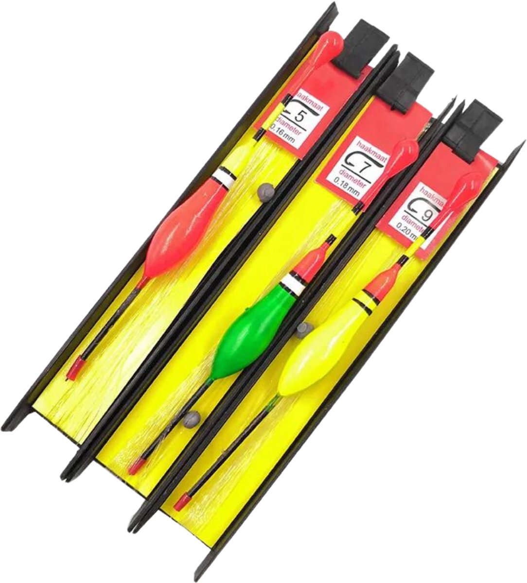 Dobberset - vis dobber - hengelsport - witvis - 3 delig - albatros - dobbers - Compleet