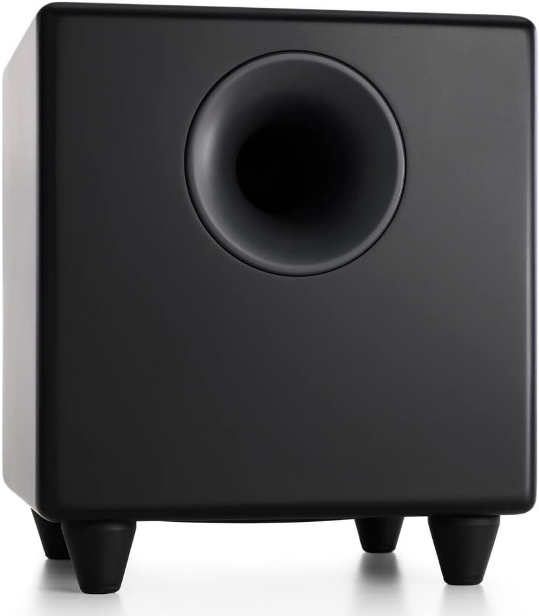 SnelShoppen - Actieve Subwoofer 250W 8" Home Speaker - Premium Bass, Plug and Play, Ideaal voor Filmavonden, Feesten en Muziekervaringen