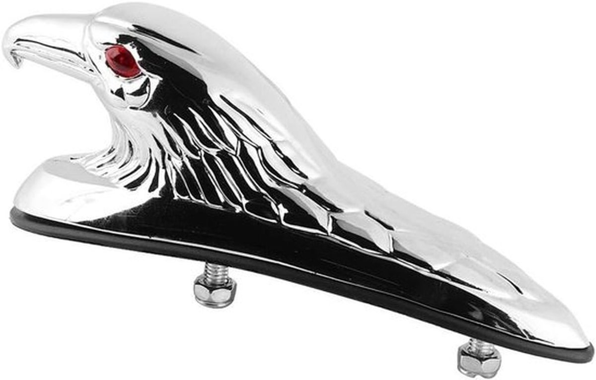 Motorfiets Fender Decoratie met Ademende Adelaarskop, Universele Trim voor Voorvork en Stijlvolle Accessoires