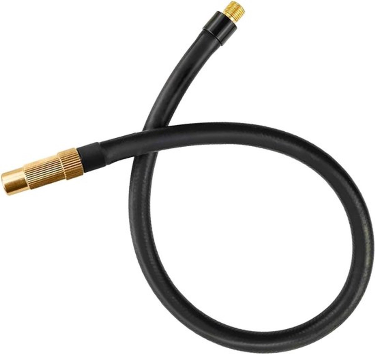 2-in-1 Fiets Pomp Adapter voor Schrader en Presta Banden - Verlengslang voor Fietsen, Auto's & Motoren - Vergrendelbare Adapter (16cm)