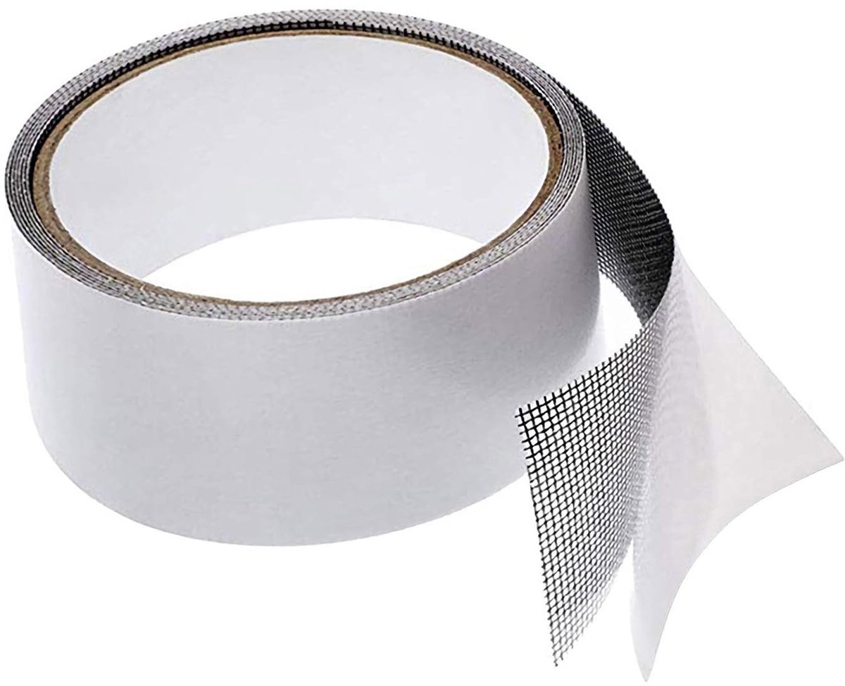 SnelShoppen - Insectenwerend Raamgaas Plakband - Duurzame Fiberglass Repair Tape voor Muggenschermen - Sterke Mesh Constructie - Eenvoudig in Gebruik