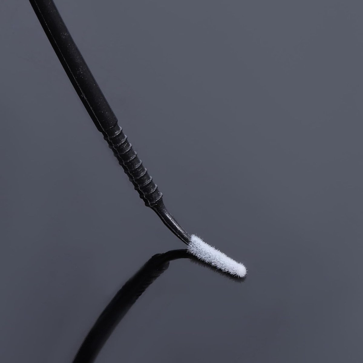 SnelShoppen - Pack van 200 Wegwerp Micro Applicator Brushes voor Wimperextensions - 10 cm Lange Schoonmaakstokken - Lintvrije Microfiber Borstels voor