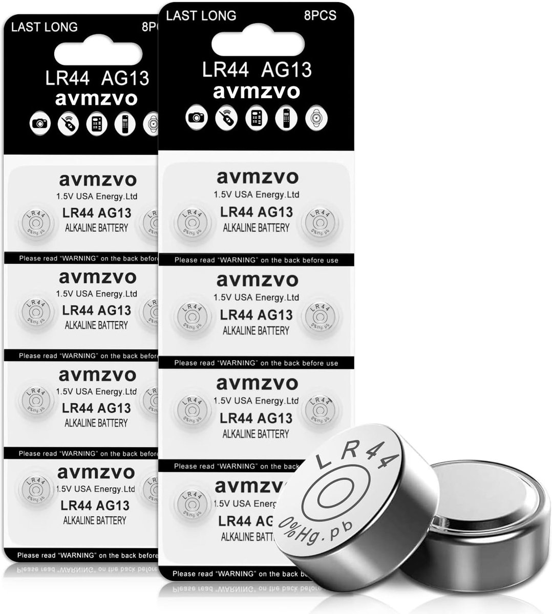 SnelShoppen - LR44 Knopcel Batterijen 16 Stuks - Alkaline 1.5V AG13 A76 357 - Lange Levensduur en Veiligheid zonder Lekkage - Perfect voor Speelgoed,