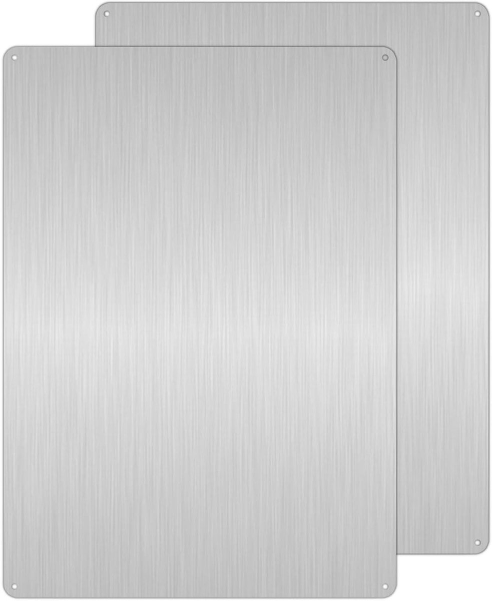 DIY Aluminium Plaat voor Labeling en Bedrukking - Lege 25x35cm Aluminium Bladen voor Schilderen en Laserprinten