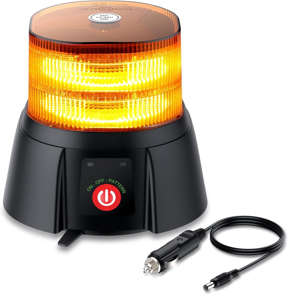SnelShoppen - Oplaadbare 72 LED Nood Stroboscooplamp met Magnetische Basis - 8 Uur Accuduur voor Bouw, Truck, Trailer, Camping, Veiligheid, Verlichtin