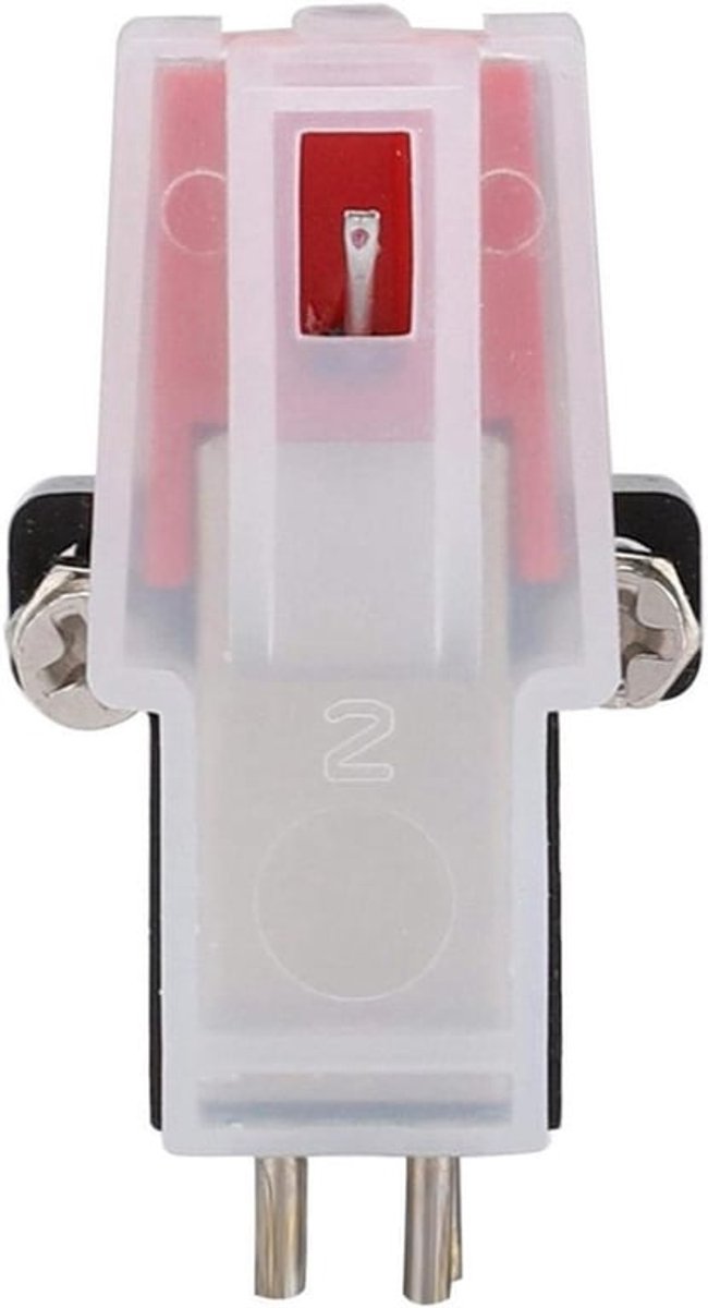 Vervangende naald voor draaitafel, stylus van record speler, magnetische stereo naald voor dubbele record speler met precisie magnetische hoofd voor puur geluid.