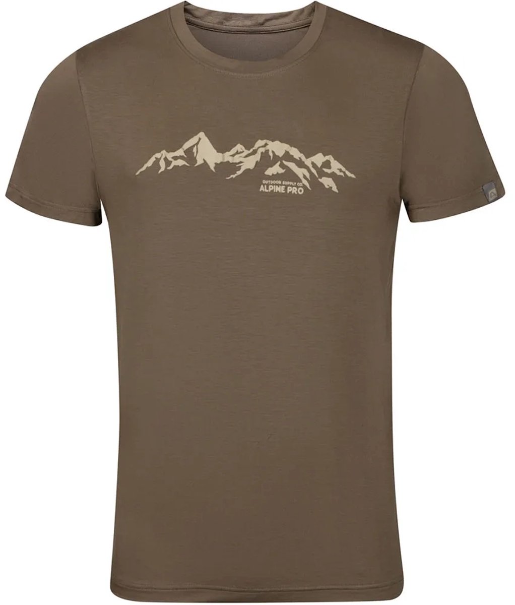 Alpine Pro Lyor T-shirt Met Korte Mouwen Man Grijs