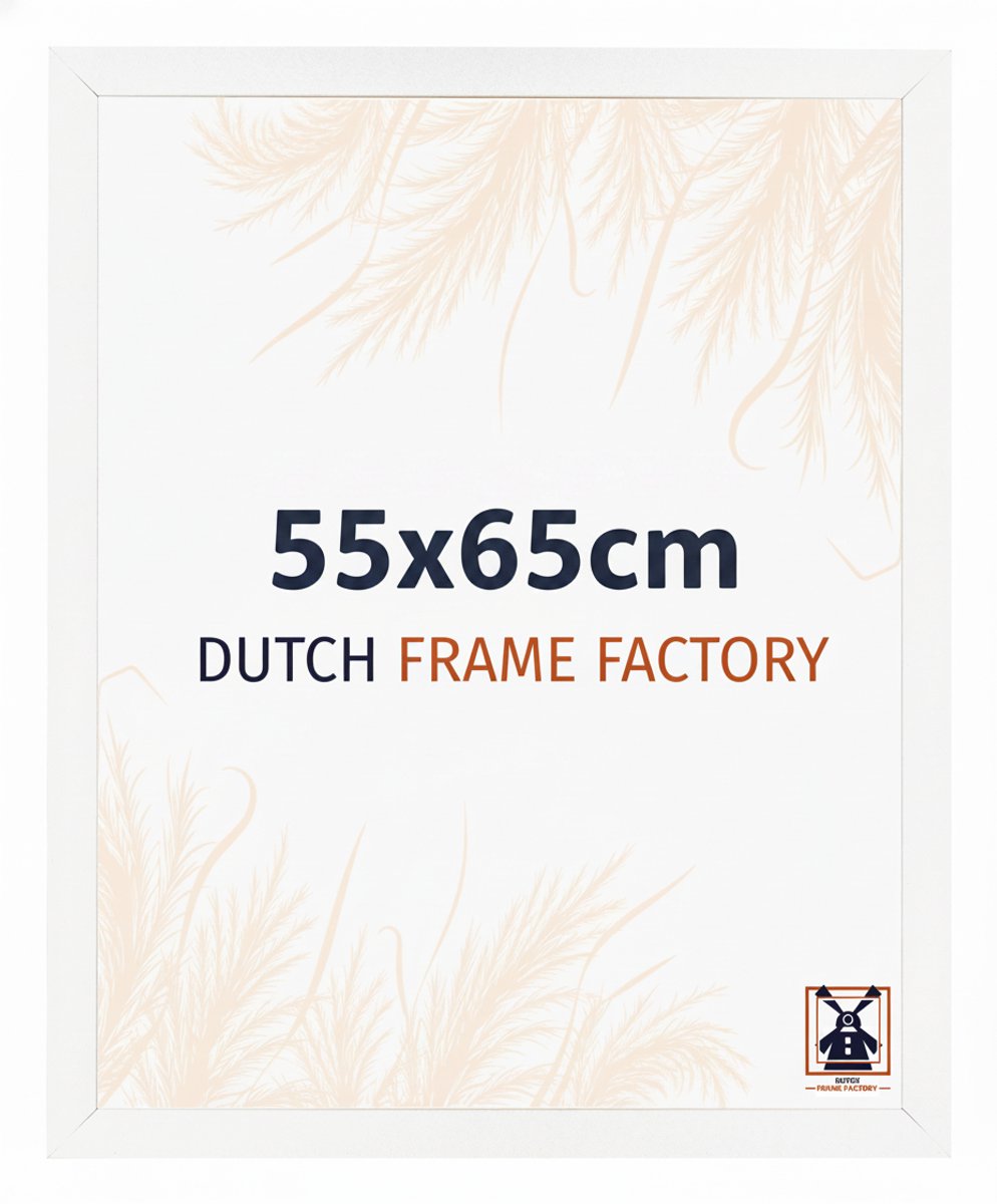 Fotolijst 55x65 cm - MDF - Wit Mat - Benno