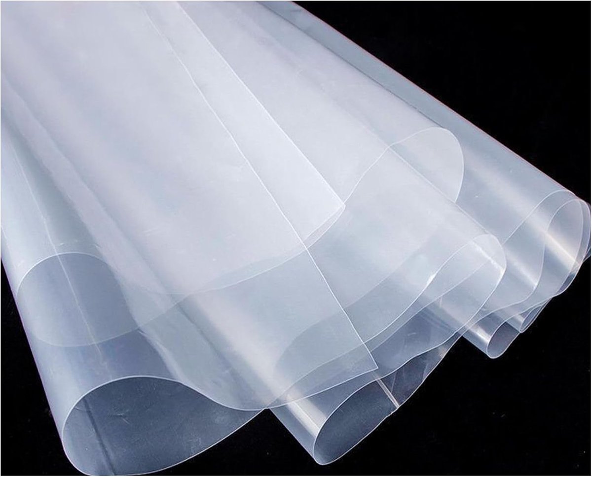 SnelShoppen - 2 m x 6 m Polyethyleen Folie, 1.1 kg, Extra Dikke Kweekhuisfolie, Plastic Folie, Stofbescherming, Scheurbestendig, Tuinfolie voor Tuinie