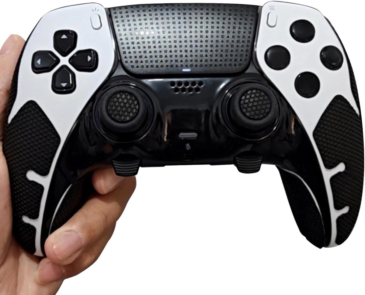 SnelShoppen - Protective Skin Sticker Accessoires voor PS5 Edge Controller Grips - Beschermende Skin, Eenvoudig Aan Te Brengen, Geen Plakkerige Resten