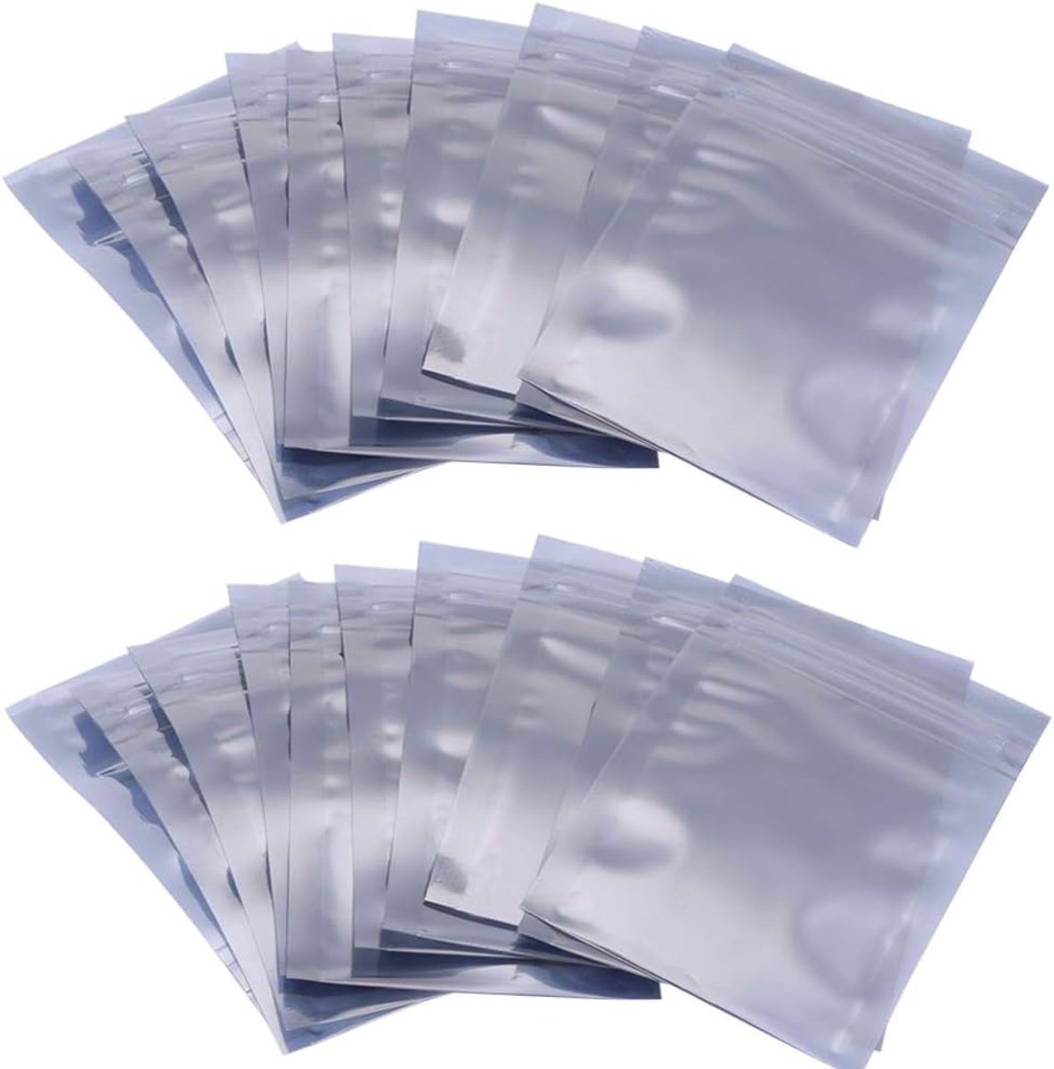 SnelShoppen - 100 Stuks Transparante Antistatische Beschermzakken voor Moederborden, Elektronica, SSD, HDD en Apparaten (100x150mm)