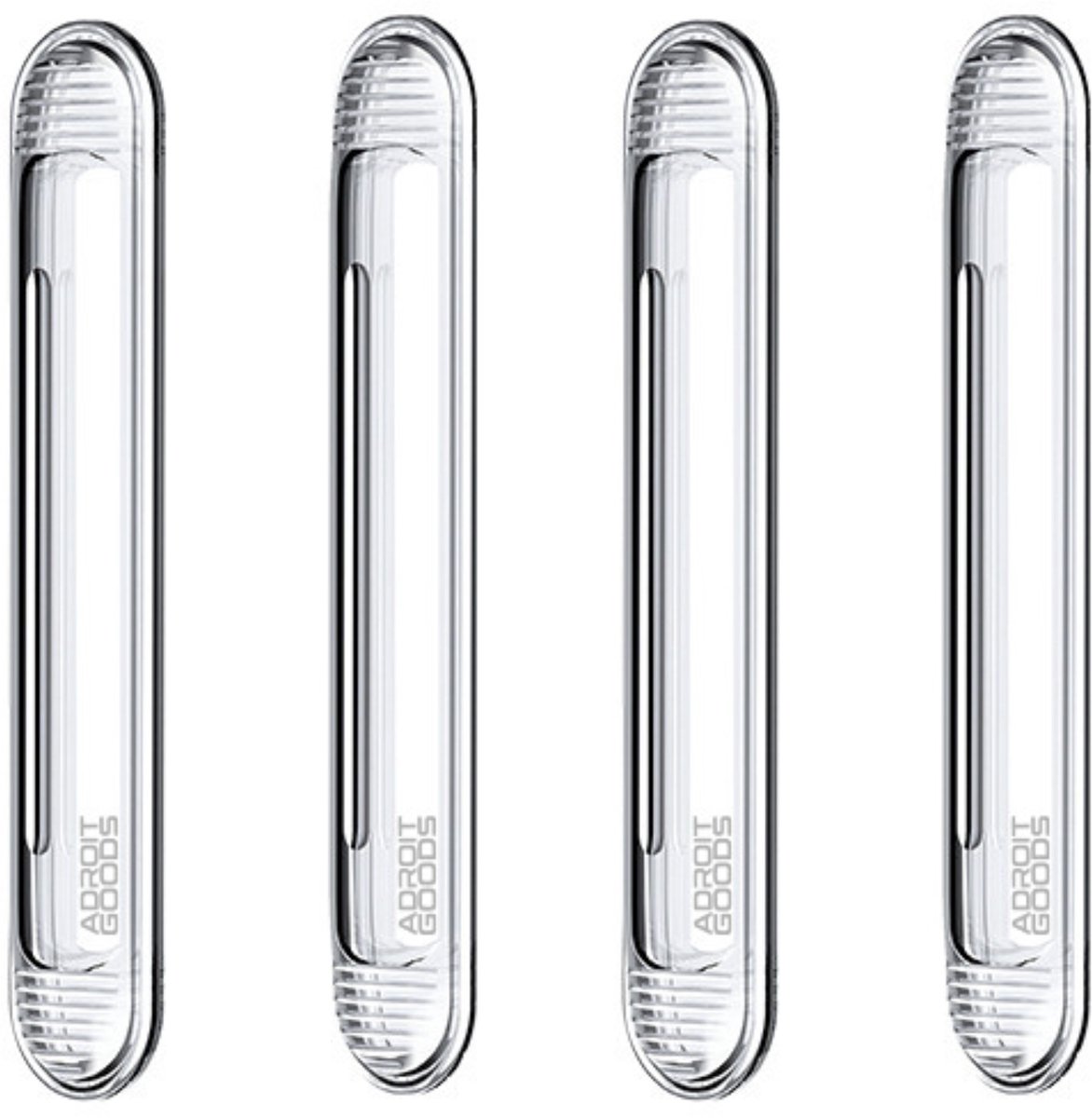 AdroitGoods Deurstopper Transparant Set 4 Anti Bots Strip Deurbeschermer Geluidsdemper Zelfklevend Meubelbeschermer Muur Bescherming