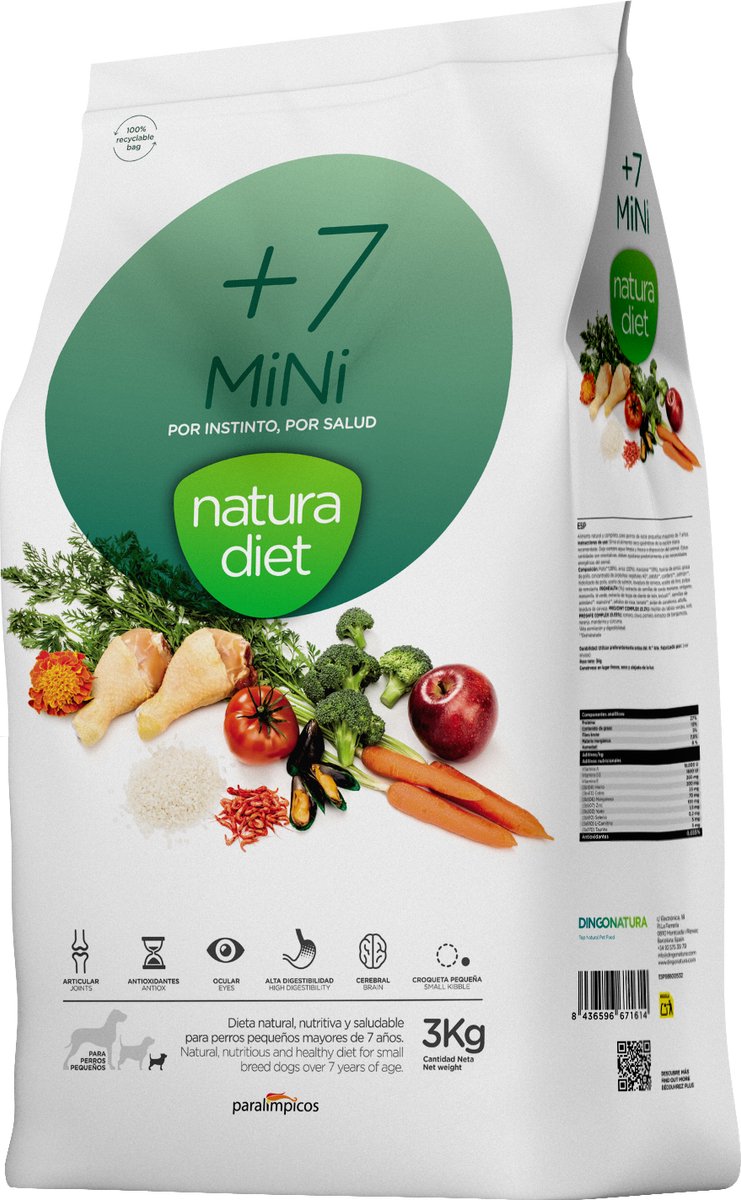 Natura Diet NATURA DIET +7 Senior Mini 3 Kg