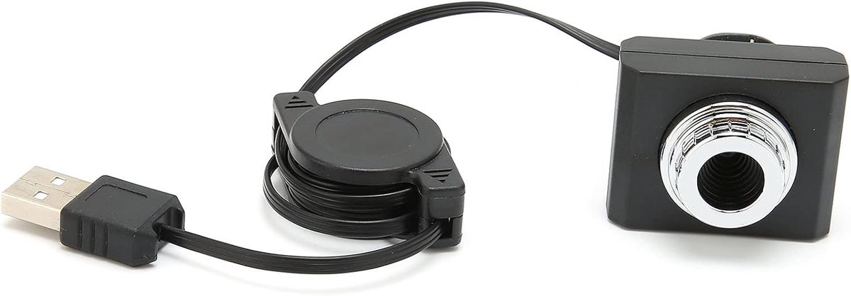 SnelShoppen - USB 2.0 Webcam 480p met Automatische Witbalans - Hoogwaardige PC Camera voor Videobellen en Webconferenties - 30MP Beeldresolutie - Comp