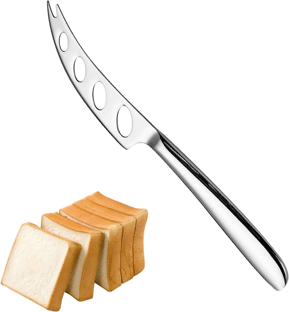 SnelShoppen - Professionele Kaasmes - Hoogwaardige RVS Kaassnijder met Serrated Blade, Perfect voor Feesten, Keuken, Cabbage Grater, Vaatwasserbestend