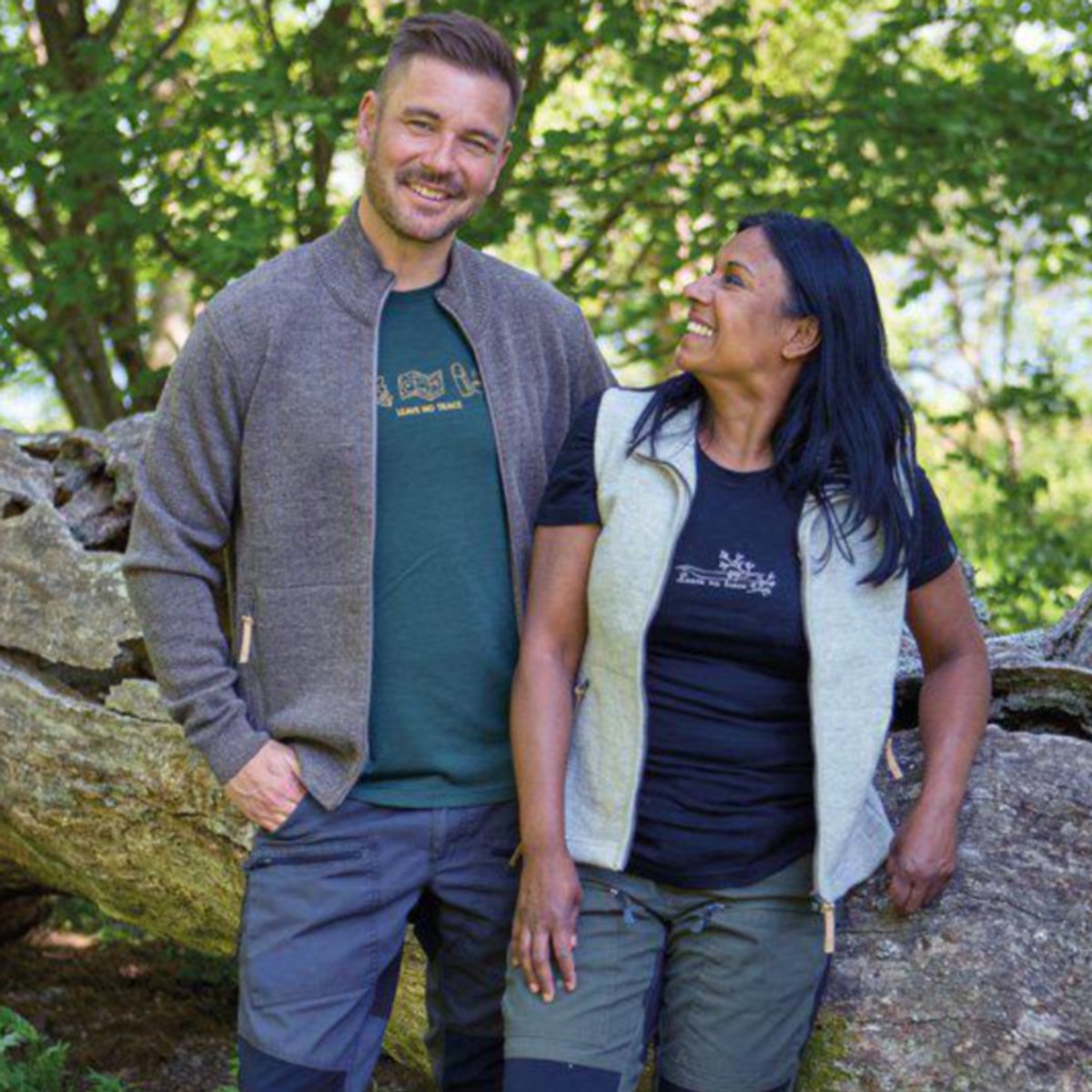 Ivanhoe t-shirt UW Ceasar Adventure voor heren 100% extra fijne merino wol Zwart