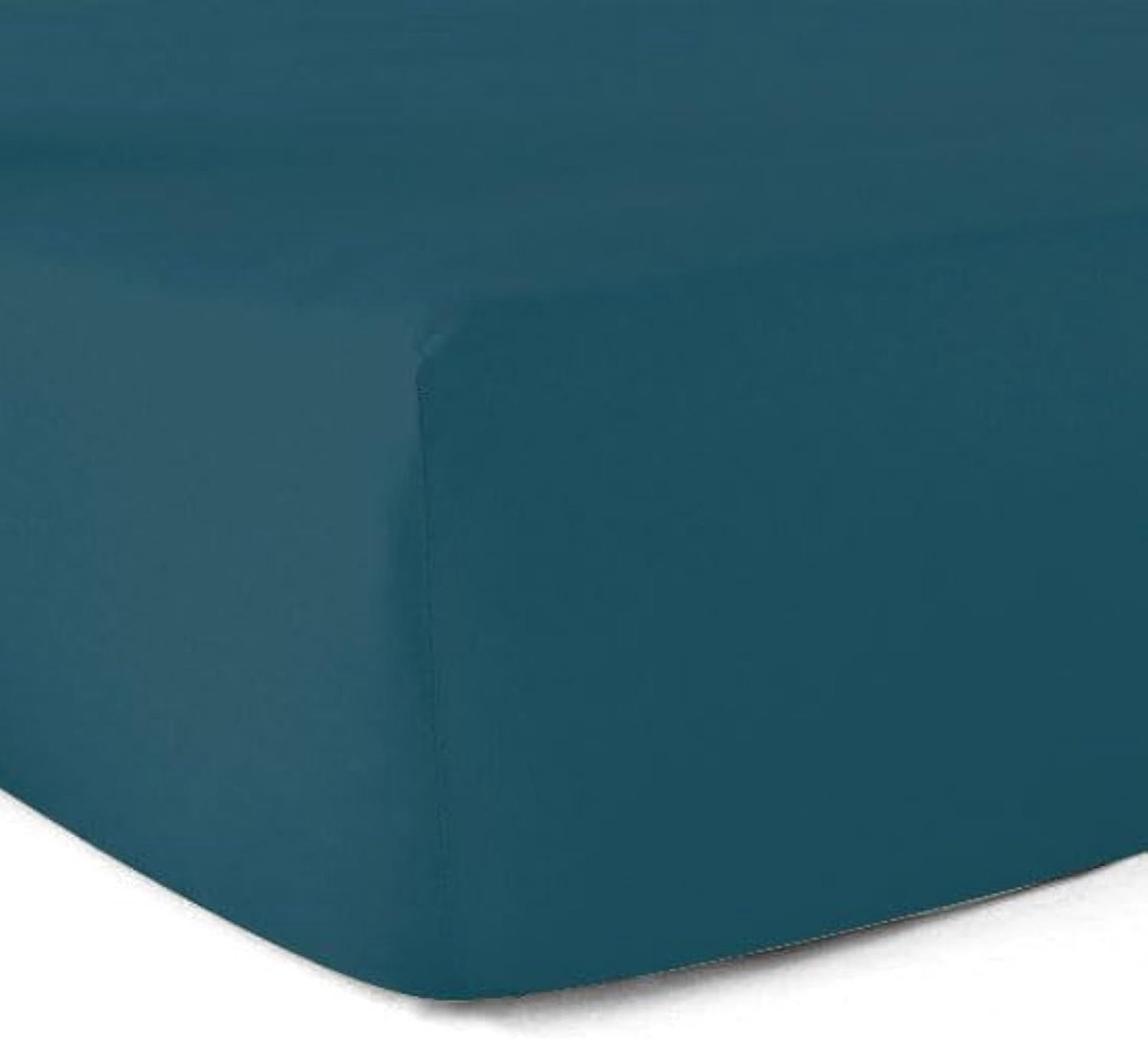 SnelShoppen - Fitted Sheet 80 x 200 cm - 100% Katoen - 57 Draad/cm² - Stretch Hoogte 30 cm - Perfecte Grip - Wit